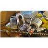 Image 3 : Assorted Tools - Grease Gun, Saw Blade, Magnet Tray, Speaker, Drill bit, Etc.