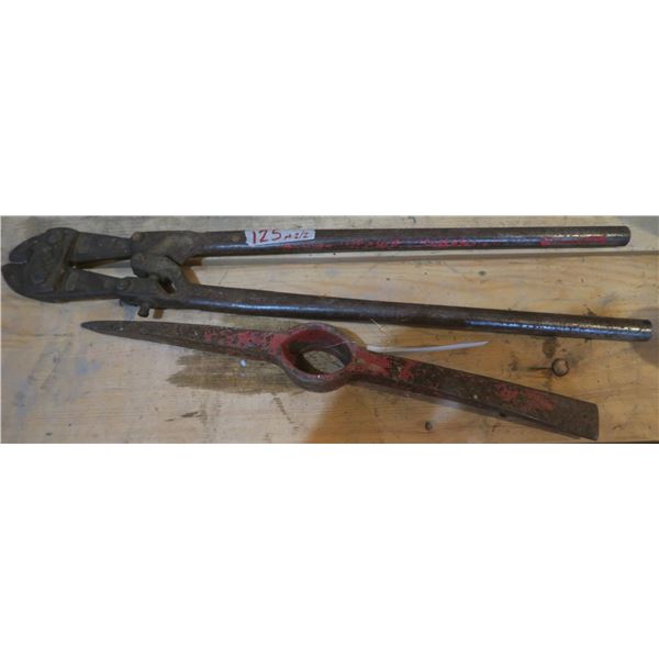 Pickaxe Head and Bolt Cutters