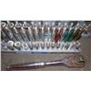 Image 2 : Lot of Metric Sockets with Ratchet