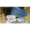 Image 3 : Lot of Cleaning Supplies (Includes 2 brushes, squeegee, Dustpans, etc.