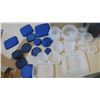 Image 2 : Homz Food Storage StowAways plastic containers & lids set