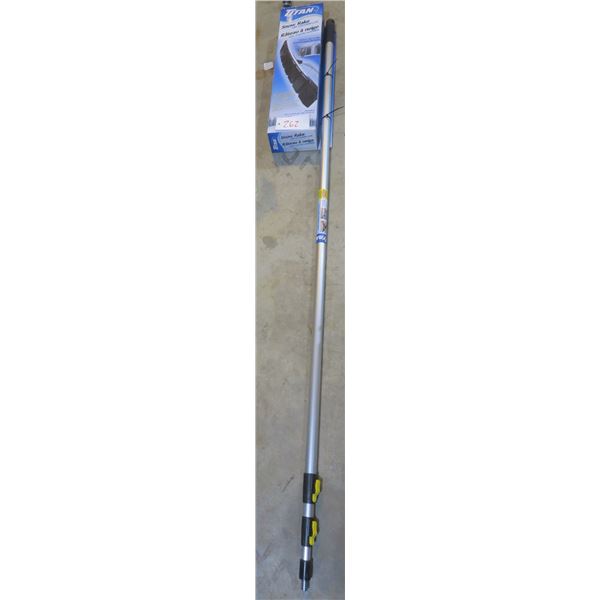 Titan snow rake with extendable pole