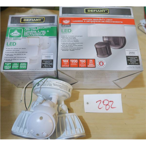 3 motion security lights