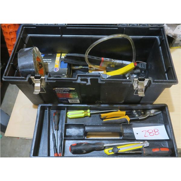 mastercraft tool box with assorted tools