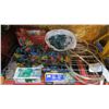 Image 2 : Milk crate of assorted Christmas lights