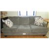 Image 1 : Gray 3-Sectioned Couch (Approx. 82"x38"x34")