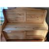 Image 1 : Wooden Bench with Under seat Storage (Approx. 43.5"x18"x31")