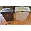 Image 1 : Royal SC800 Paper Shredder (works) and Royal MC602 Paper Shredder (does not turn on, good for extra 