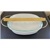 Image 2 : Lot of Lidded Casserole Dish with Handles and Small Glass Lid