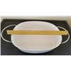 Image 3 : Lot of Lidded Casserole Dish with Handles and Small Glass Lid