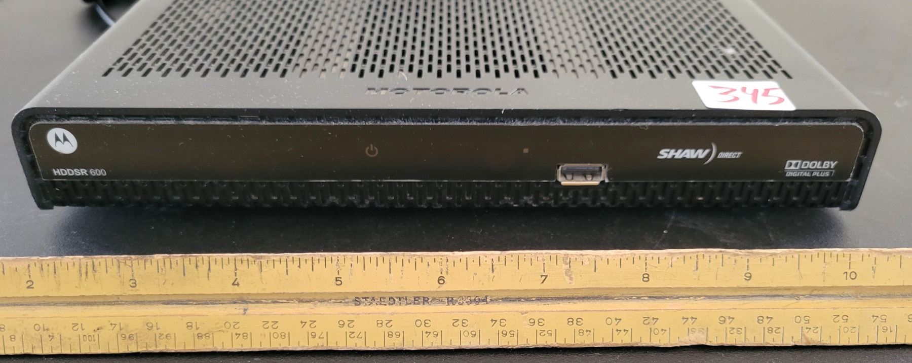 Shaw Motorola HDDSR 600 Modem with Accessories - Schmalz Auctions