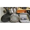 Image 1 : Lot of kitchen pans & strainers