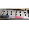 Image 1 : 2x 27" wall coat hanger bars + 3 Philips 39w=50w bulbs + roll of Con-Tact adhesive covering