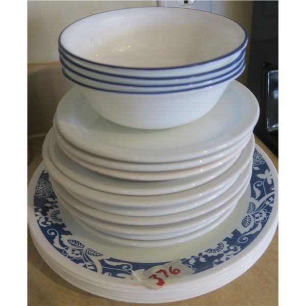 Set of Corelle Dishes (includes plates & bowls)