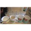 Image 1 : Lot of Assorted glass cups & ceramic/stoneware mugs