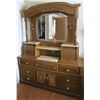 Image 1 : 2 piece Dresser with mirror (63"L x 16"D x 81"H