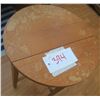 Image 2 : Wooden lampstand table (15" diameter x 19"H) - foldable