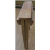 Image 3 : Wooden lampstand table (15" diameter x 19"H) - foldable