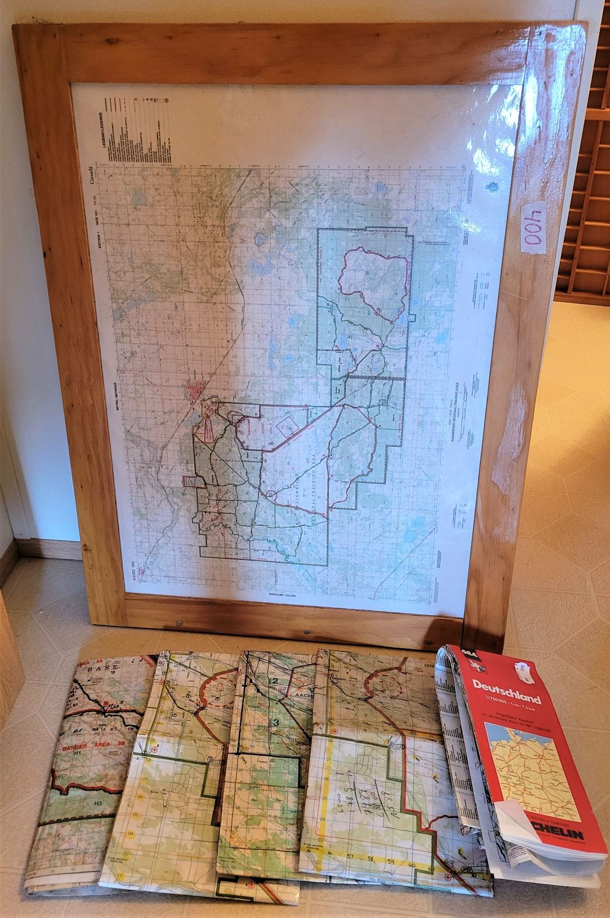 Assorted Maps WainWright framed map + assorted maps - Schmalz Auctions
