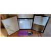 Image 1 : 3 Dry-Erase boards + Log book binder