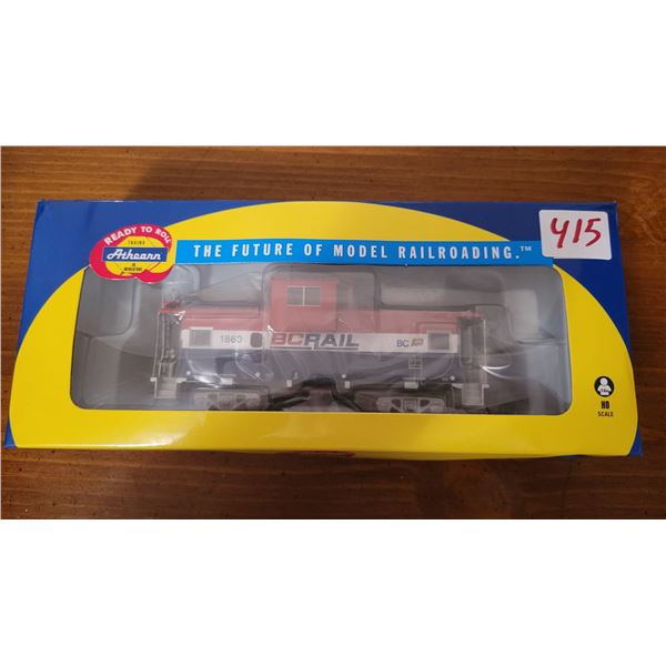 BC Rail Wide vision caboose model