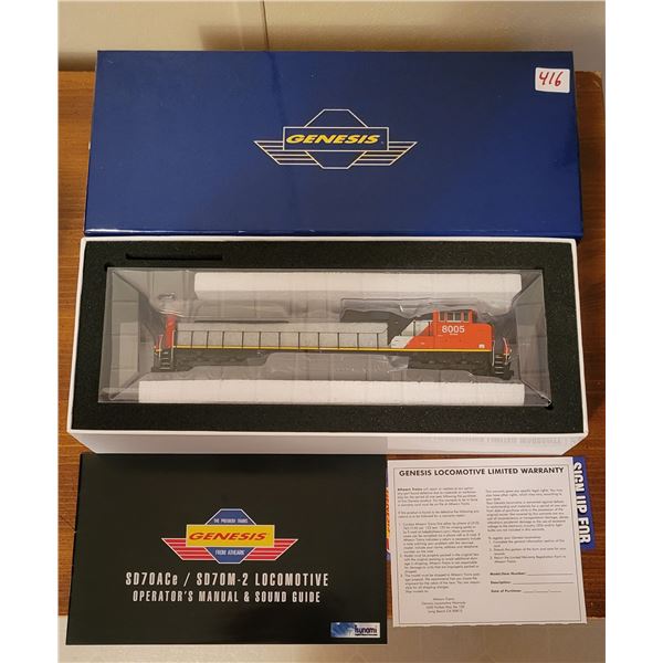 Canadian National SD70M-2 Train Locomotive (Model 68625 with sound: made by Genesis from Athearn)