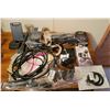 Image 1 : Lot of Assorted Electronic cords & chargers (includes: wireless charging dock, power cords, charging