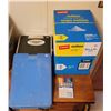 Image 1 : Lot of Office supplies (includes: sealed box of 8.5x11 paper, clipboards, organizers)