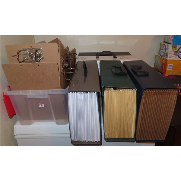 Lot of Clipboards & fill sorting folders