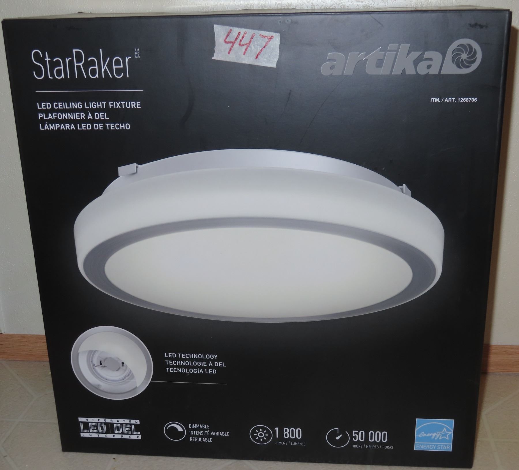 Artika care StarRaker LED ceiling light fixture (Dimmable, 1800