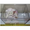 Image 2 : Set of 2 "angel bears" inside plastic shadowbox