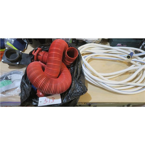 Lot of assorted RV pumping accessories