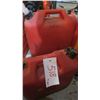 Image 2 : Lot of 4 Gas cans
