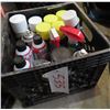 Image 1 : Lot of Assorted cleaning materials (includes: Glass cleaners Windex, FW-1 wash & wax, plastics clean