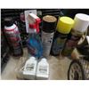 Image 2 : Lot of Assorted cleaning materials (includes: Glass cleaners Windex, FW-1 wash & wax, plastics clean