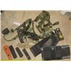 Image 1 : Lot of Harnesses & assorted knife sheaths (includes military grade utility belt)