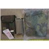 Image 1 : Military grade ground sheet + orienteering pouch + outdoor first aide gauze bag.