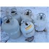 Image 1 : Lot of 5 Propane Tanks - some still contain propane