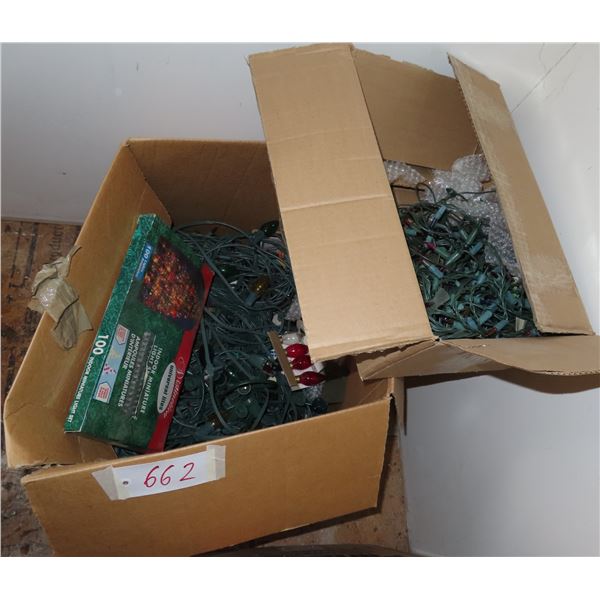 Lot of Assorted Christmas lights & decor