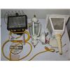 Image 1 : Lot light fixtures + workers light