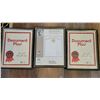 Image 2 : Lot of Frames; Document (3) and 16"x13" (4)