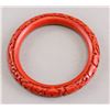 Image 1 : Chinese Lacquer Bracelet Red