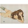Image 2 : Austrian Watercolor on Paper Signed Egon Schiele