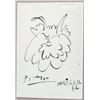 Image 1 : Spanish Ink on Paper Signed Picasso Paris 6.6.12