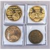 Image 1 : Lot of 4 Sam Jose Coin Show Medal