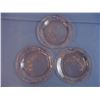 Image 2 : Cabbage Rose Depression Glass - (6) Dinner Plates