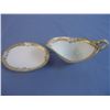 Image 2 : Nippon Hand Painted Gravy Boat & Saucer
