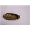 Image 2 : (2) Brass Slipper Ashtrays + Old Metal Ashtray