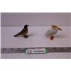 Image 1 : Porcelain Birds (Robin and Pelican)