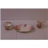 Image 1 : Royal Albert “Blossom Time” Plate and Cream & Sugar
